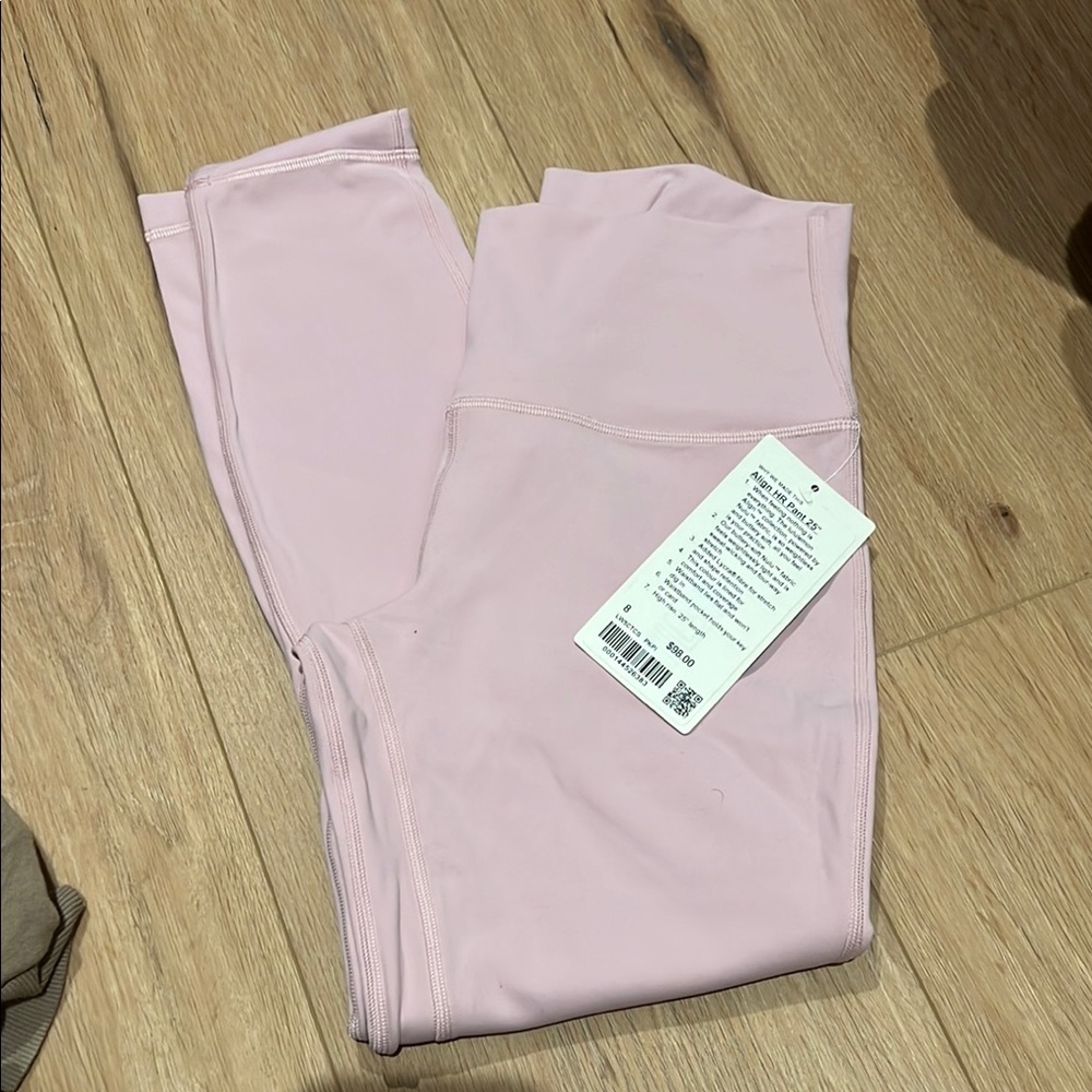 Lululemon Align Leggings Pink Peony Sz 8